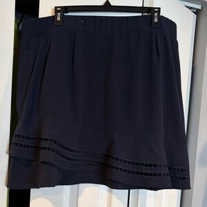 Chico's Dark Blue Mini Skirt